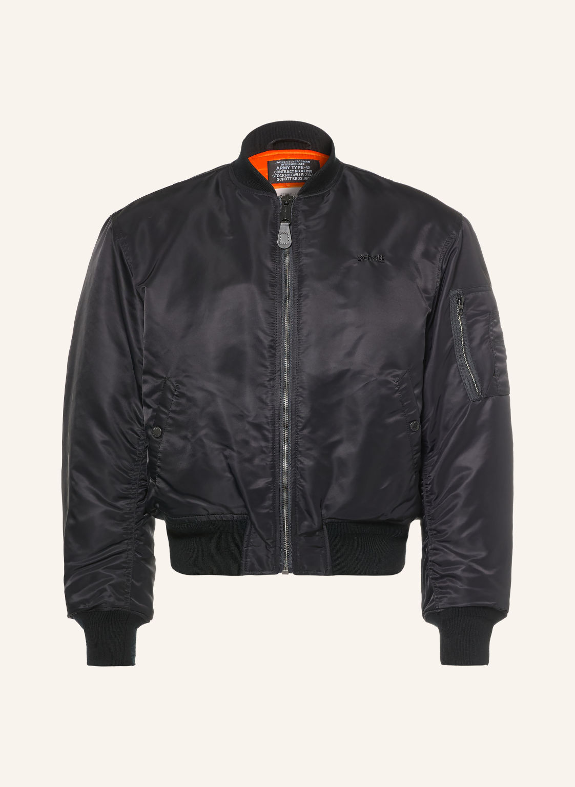 Schott Nyc Bomberka Airforce 90 Rs schwarz