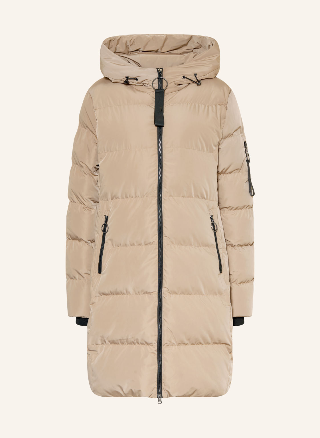 Rino & Pelle Pikowany Płaszcz beige