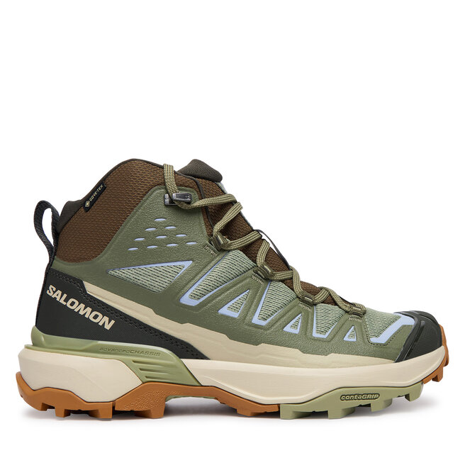 Trekkingi Salomon X Ultra 360 Edge Mid GTX L49098800 Zielony