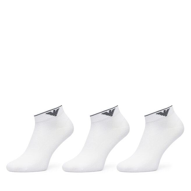 Skarpety krótkie EA7 Emporio Armani EW000584 AF25644 U1131 Biały