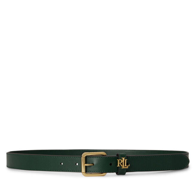 Pasek LAUREN RALPH LAUREN 412968763016 Zielony ciemny