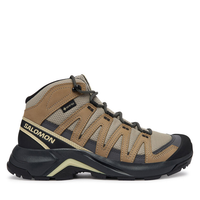 Trekkingi Salomon X-ADVENTURE RECON MID GORE-TEX L49219000 Brązowy