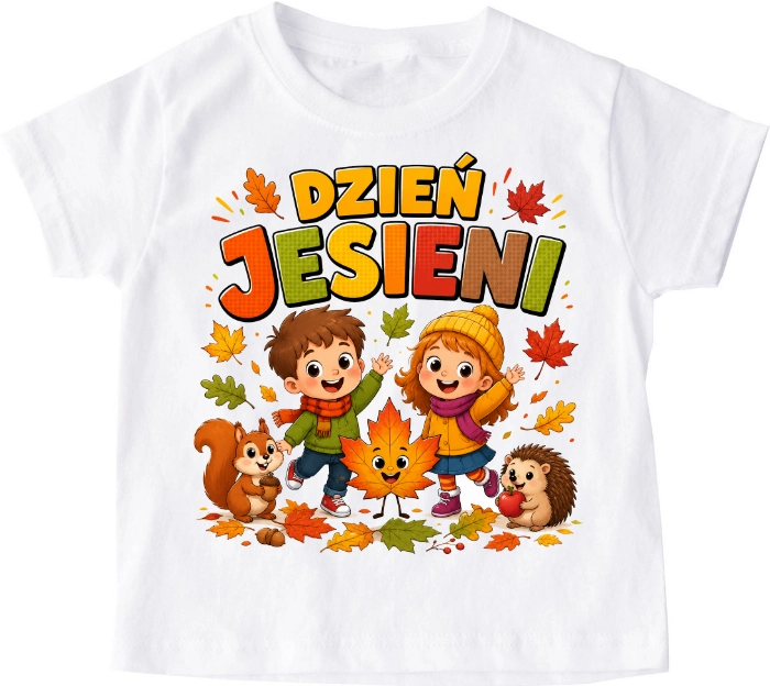 Koszulka na dzień jesieni do przedszkola (parka)