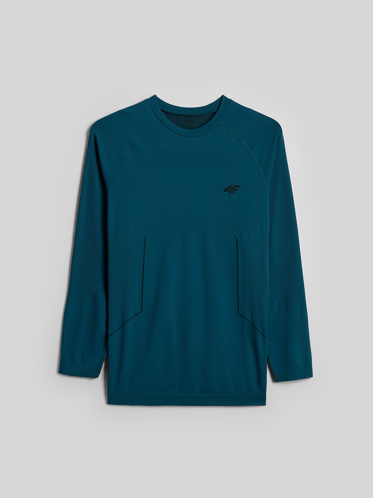 4F Bielizna termoaktywna bezszwowa (góra) męska - turkusowa XXL/3XL