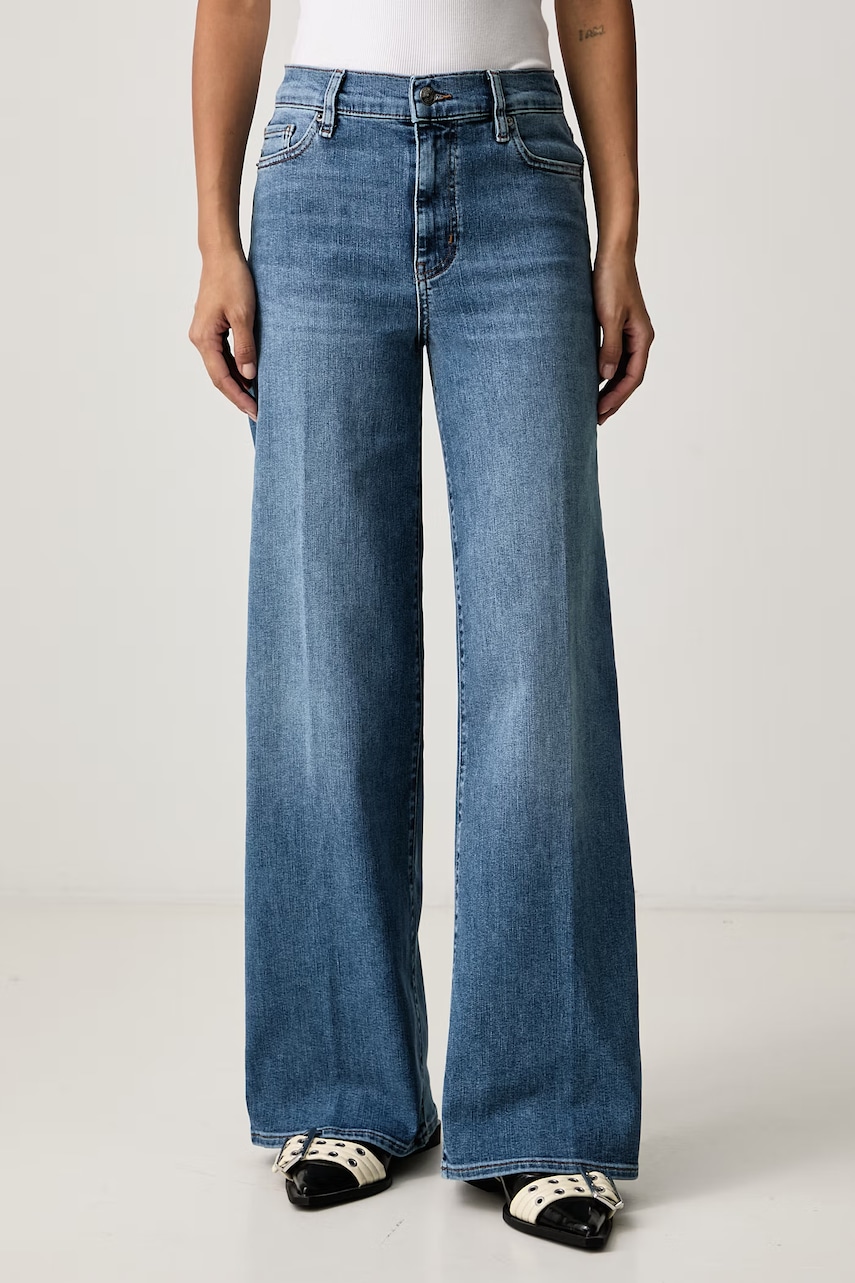 Frame LE SLIM PALAZZO jeansy wide leg damskie