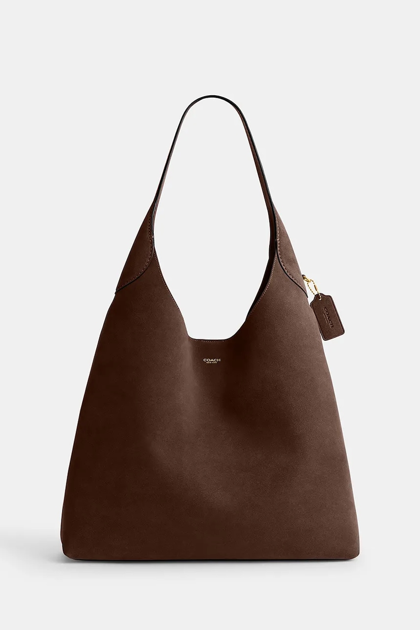 Coach Brooklyn Shoulder Bag 39 torebka shopper damska zamszowa