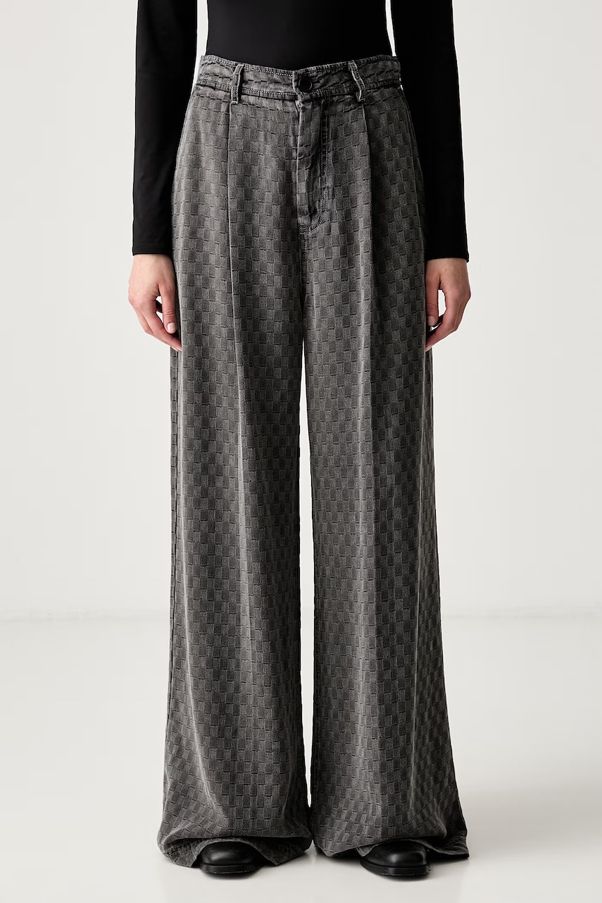 MUNTHE jeansy wide leg damskie RONAN