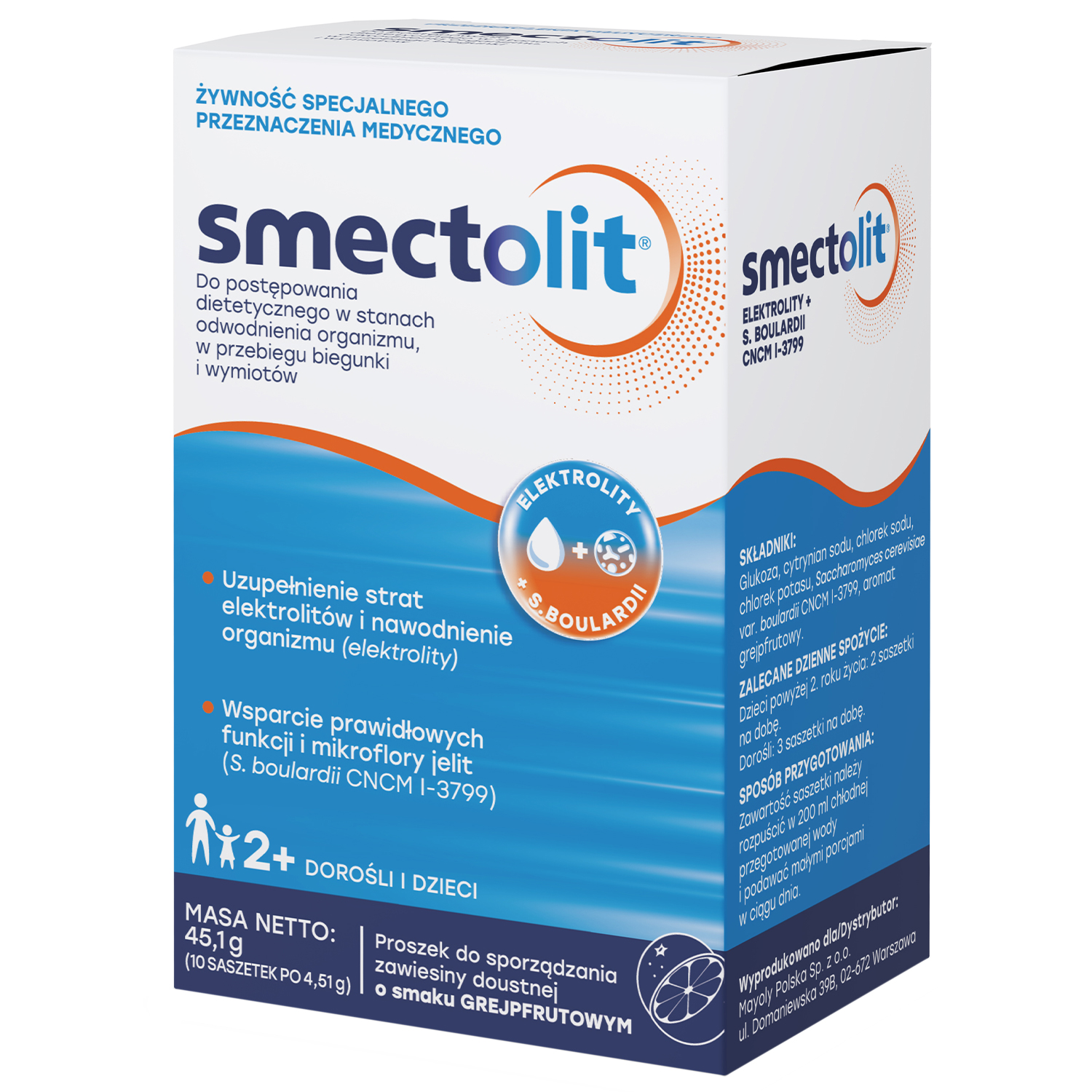 Smectolit, 4,51 g x 10 saszetek