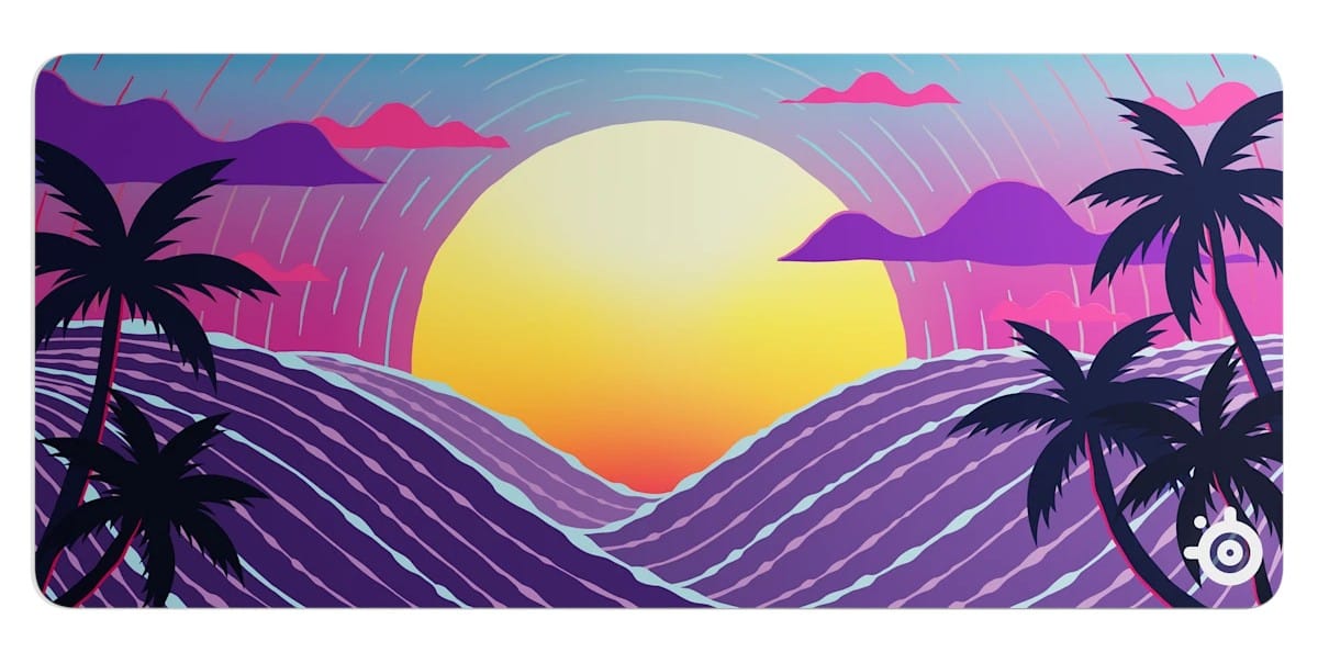 SteelSeries QcK XXL Neon Sunset EU 67311