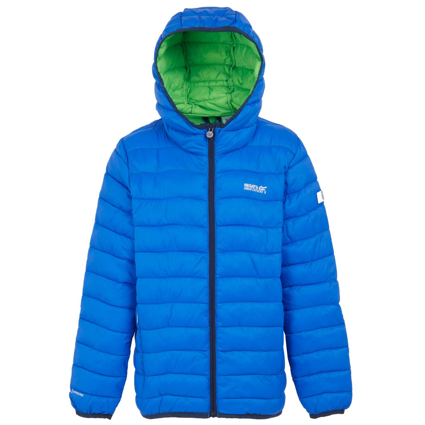 Dziecięca kurtka zimowa Regatta Junior Hooded Marizion Aviator Blue Rozmiar dziecięcy: 110-116 / Kolor: niebieski