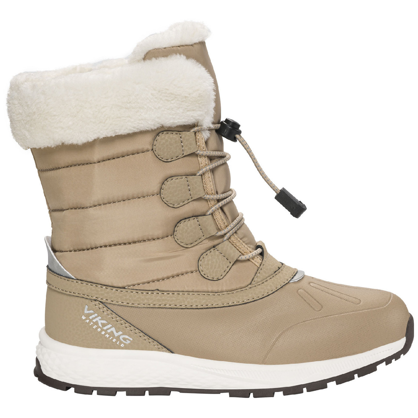 Dziecięce buty zimowe Viking Outdoor Footwear Equip Warm WP Zip Dark Natural Rozmiar butów (UE): 34 / Kolor: brązowy