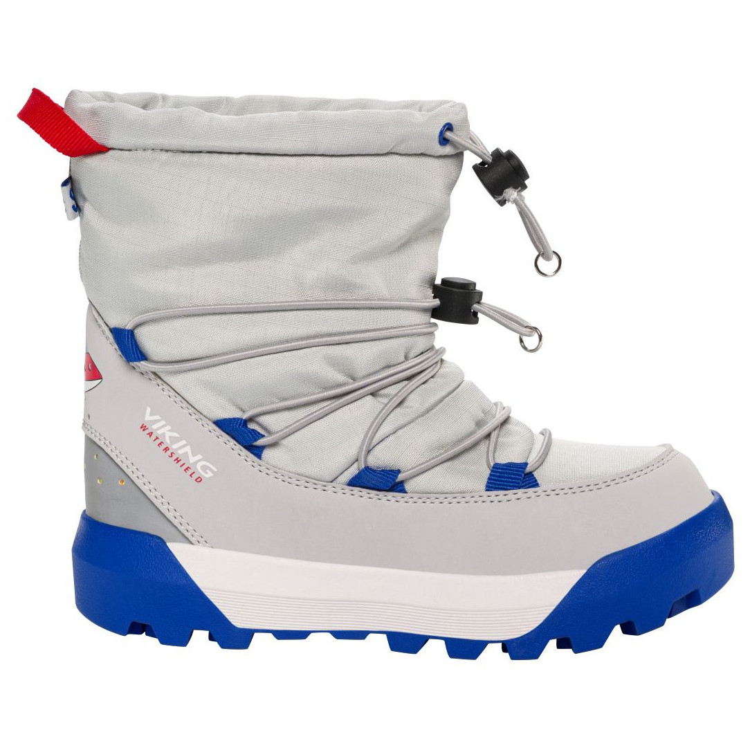 Śniegowce dziecięce Viking Outdoor Footwear Spaceship Warm SC WP Light Grey/Royal Blue Rozmiar butów (UE): 30 / Kolor: jasnoszary