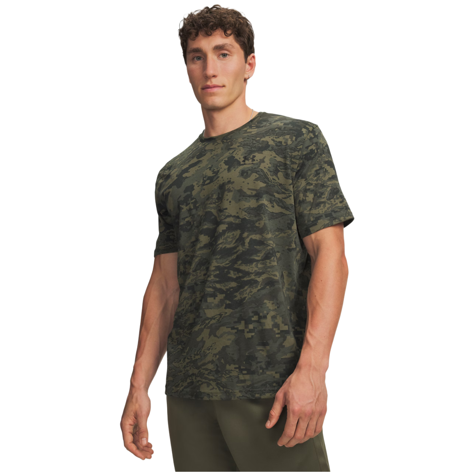 Koszulka męska Under Armour ABC Camo SS Rozmiar: XXL / Kolor: khaki/czarny