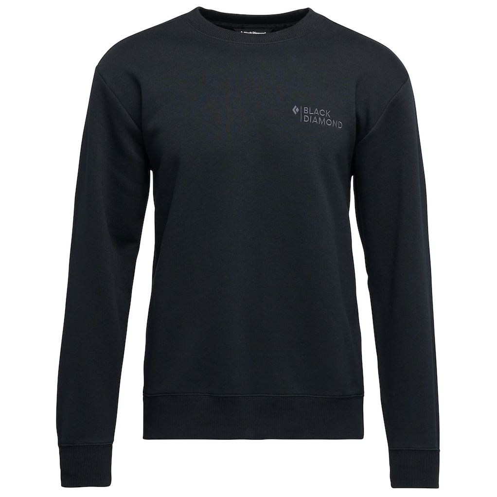 Bluza męska Black Diamond M Mini Stacked Crewneck Rozmiar: XL / Kolor: czarny