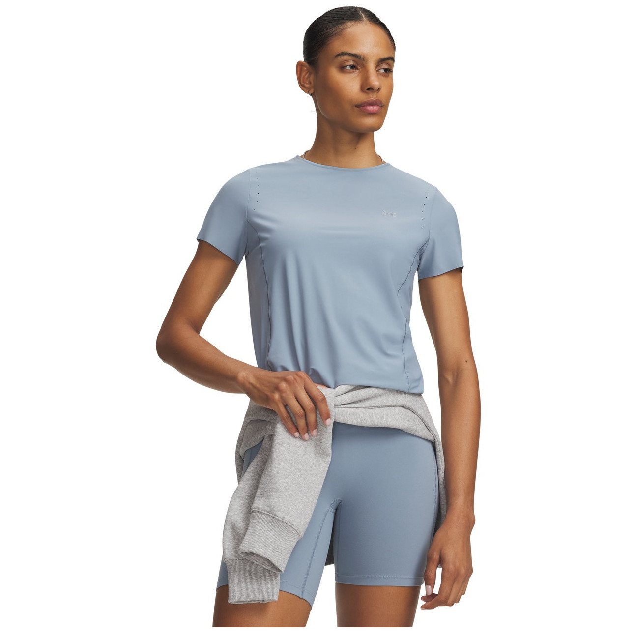 Damska koszulka Under Armour Vanish Elite Short Sleeve Rozmiar: L / Kolor: jasnoniebieski