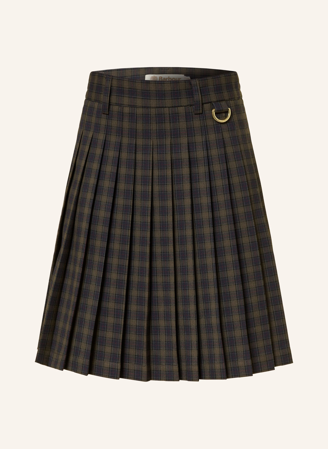 Barbour Spódnica Plisowana Carville gruen