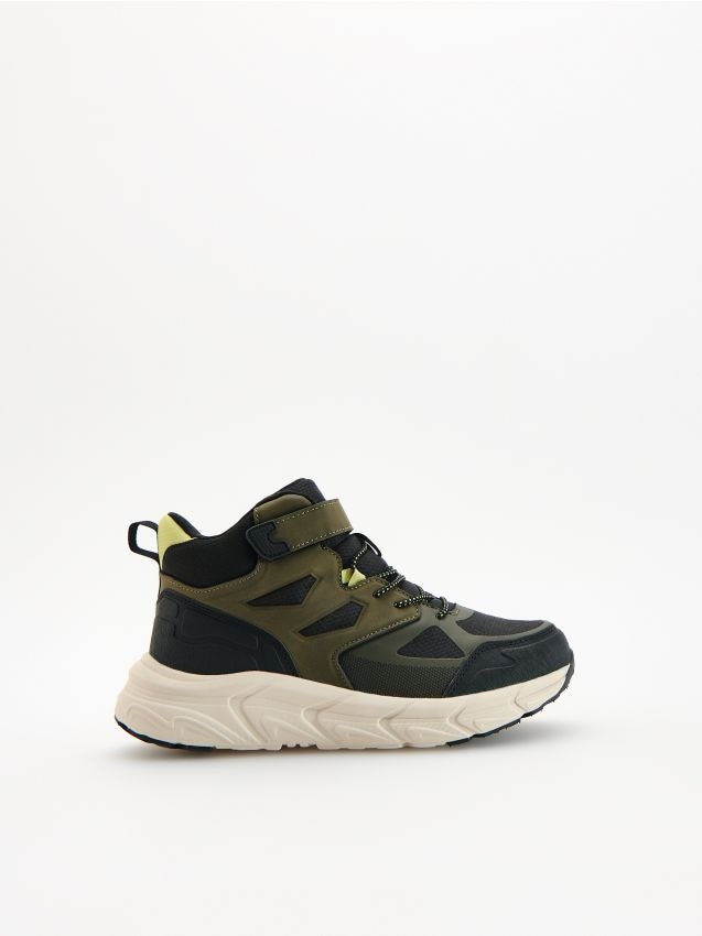 Reserved - Wodoodporne buty trekkingowe - zielony