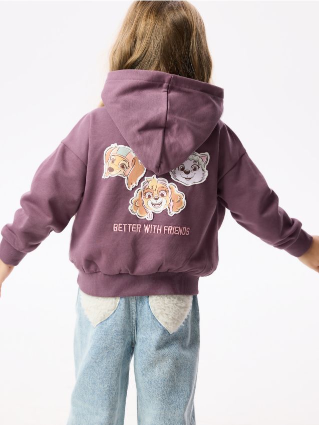 Reserved - Bluza Psi Patrol - ciemnofioletowy