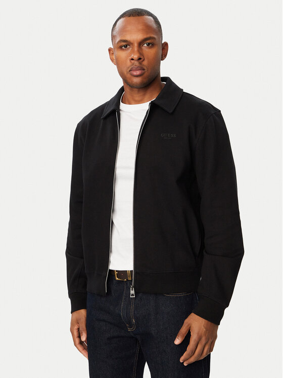Guess Kurtka przejściowa M6BQ24 K6164 Czarny Regular Fit