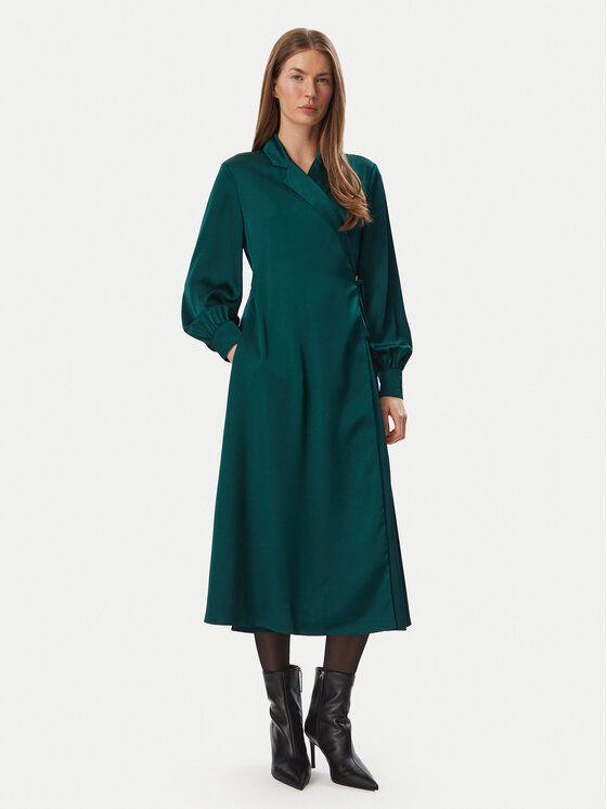 KARL LAGERFELD Sukienka codzienna B4W13009 Zielony ciemny Regular Fit
