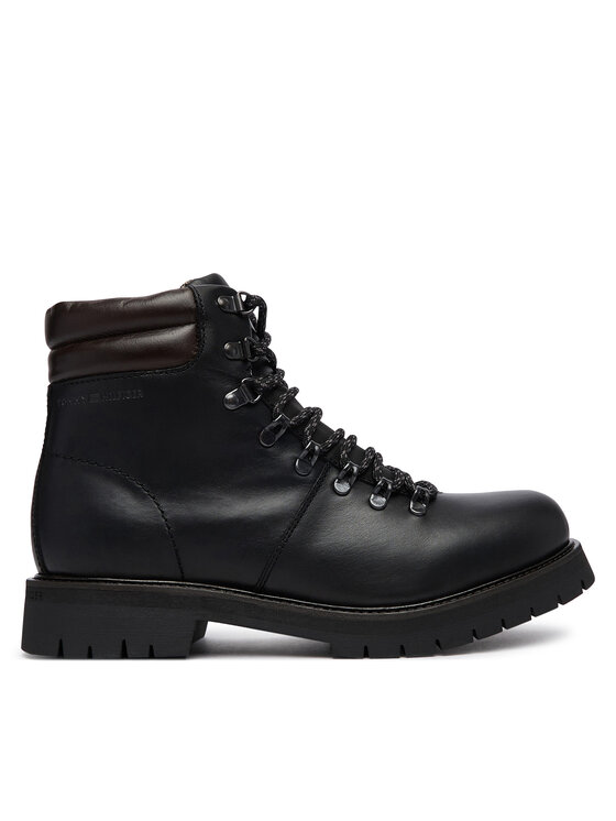 Tommy Hilfiger Trzewiki Elevated Outdoor Lth Wpm Boot FM0FM05995 Czarny