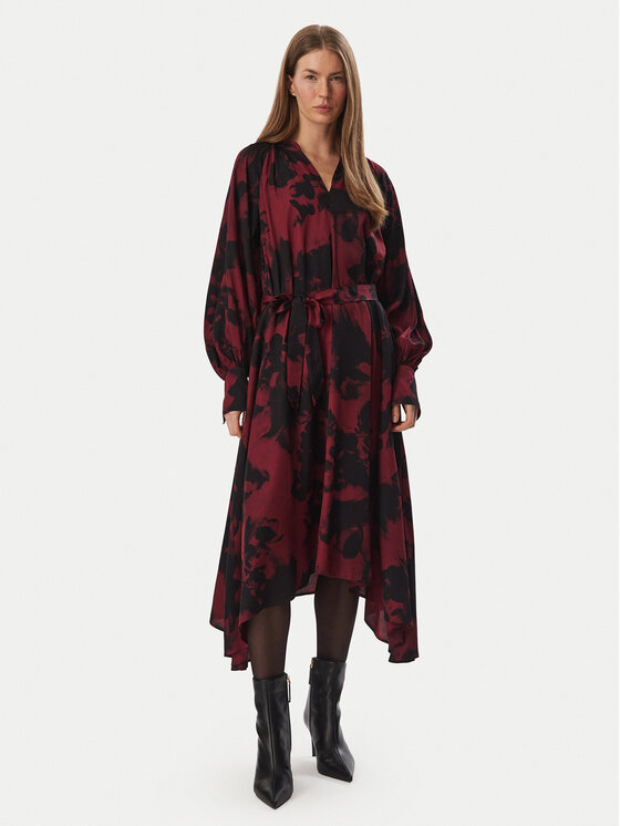KARL LAGERFELD Sukienka codzienna B4W13006 Czerwony Regular Fit