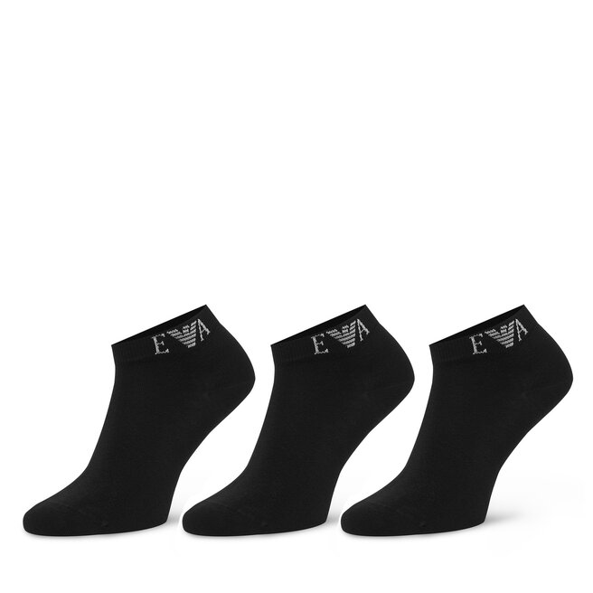 Skarpety krótkie EA7 Emporio Armani EM000550 AF26377 UC001 Czarny