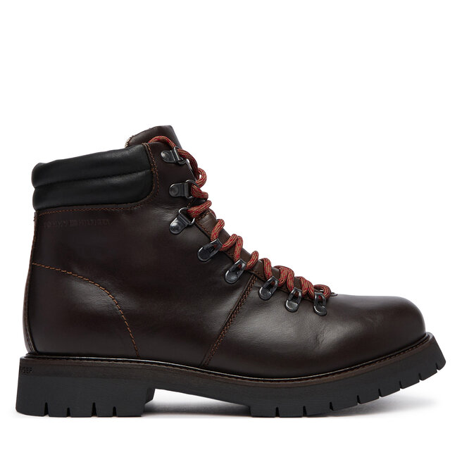Trzewiki Tommy Hilfiger Elevated Outdoor Lth Wpm Boot FM0FM05995 Brązowy