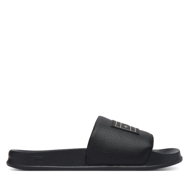 Klapki Tommy Hilfiger Patch Pool Slide FM0FM06008 Czarny