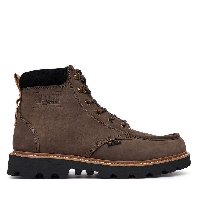 Trzewiki Palladium Trooperlite Grit Zip 04985-249-M Brązowy ciemny