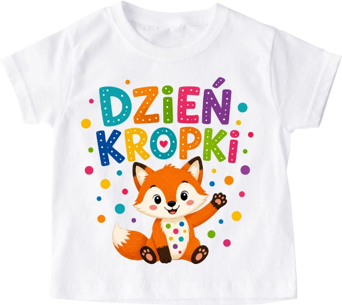 Koszulka w kropki dzień kropki