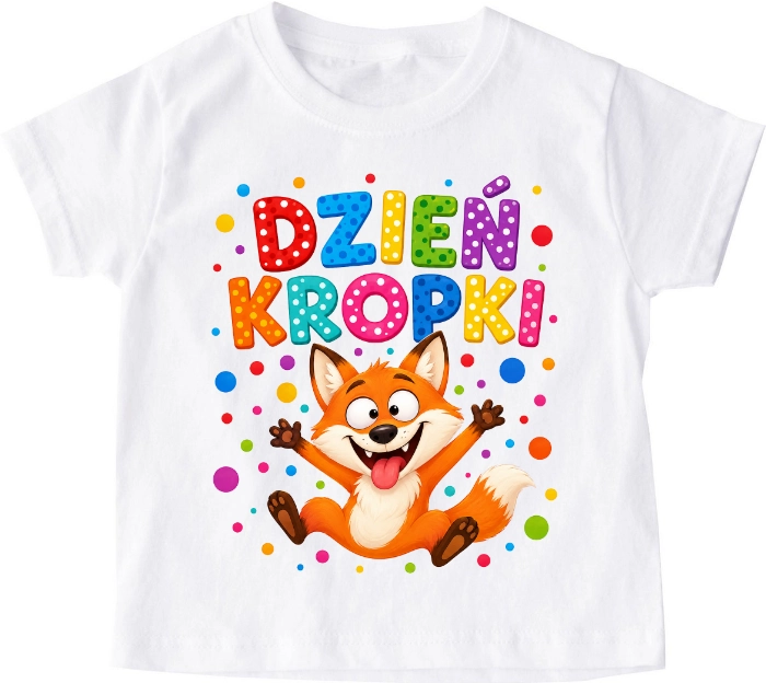 Koszulka w kropki dzień kropki