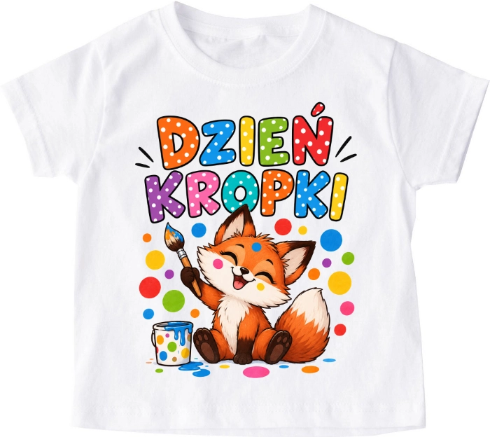 Koszulka w kropki dzień kropki
