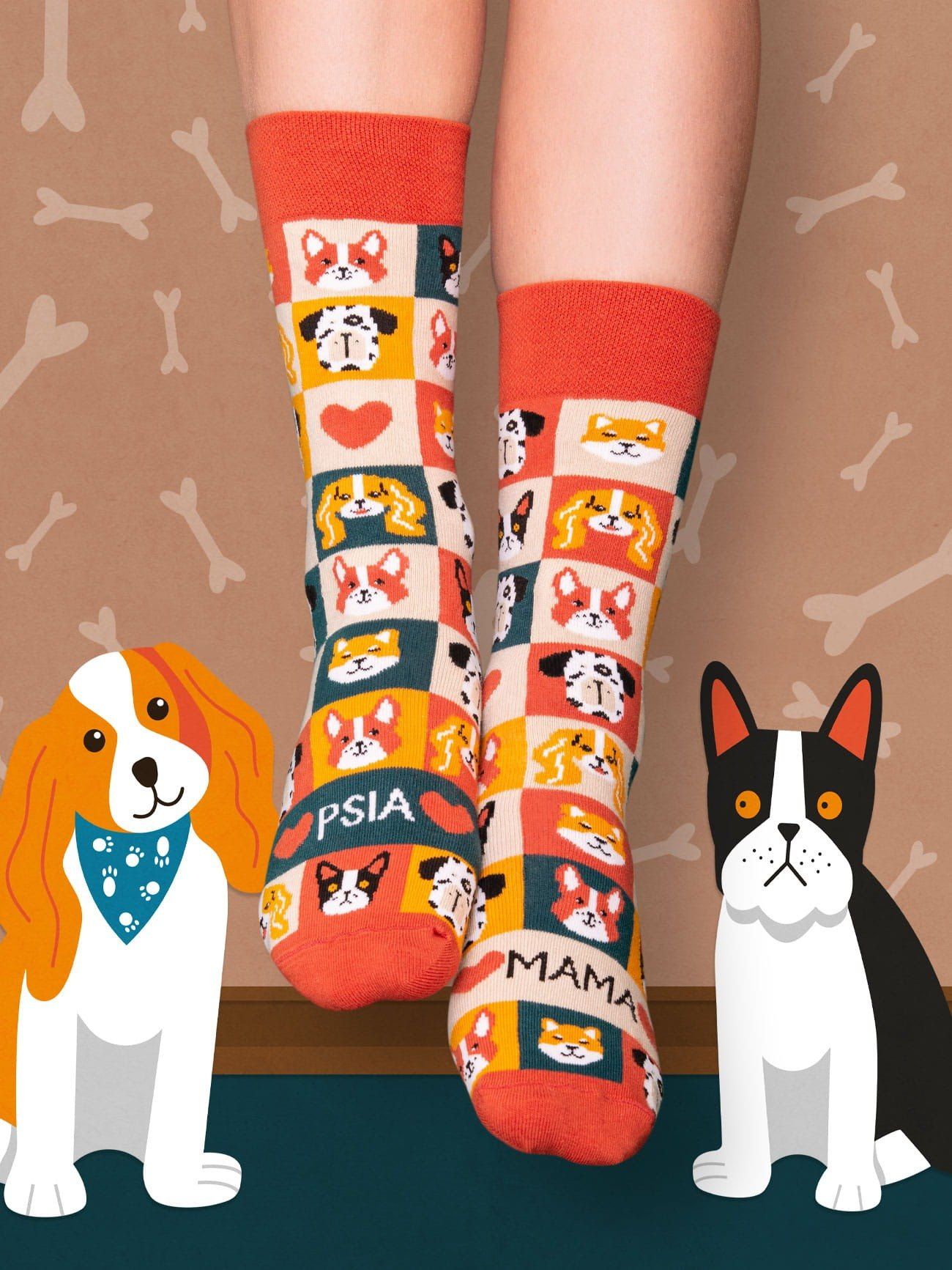 Skarpety Psia Mama 36-40 - zabawka