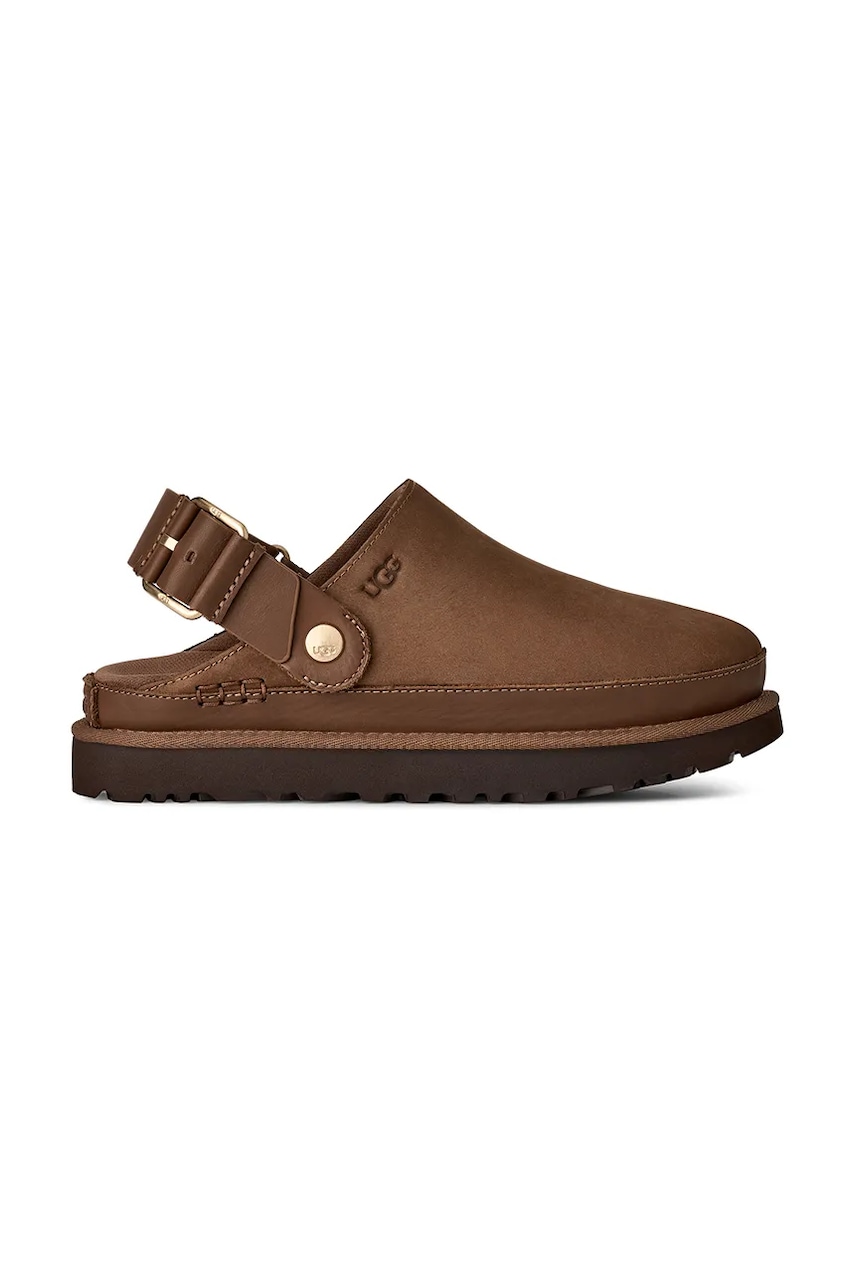 UGG W Goldenstar Villa Clog klapki mules damskie nubukowe