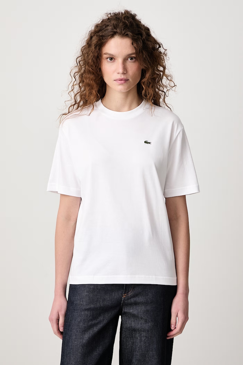 Lacoste T-shirt bawełniany damski