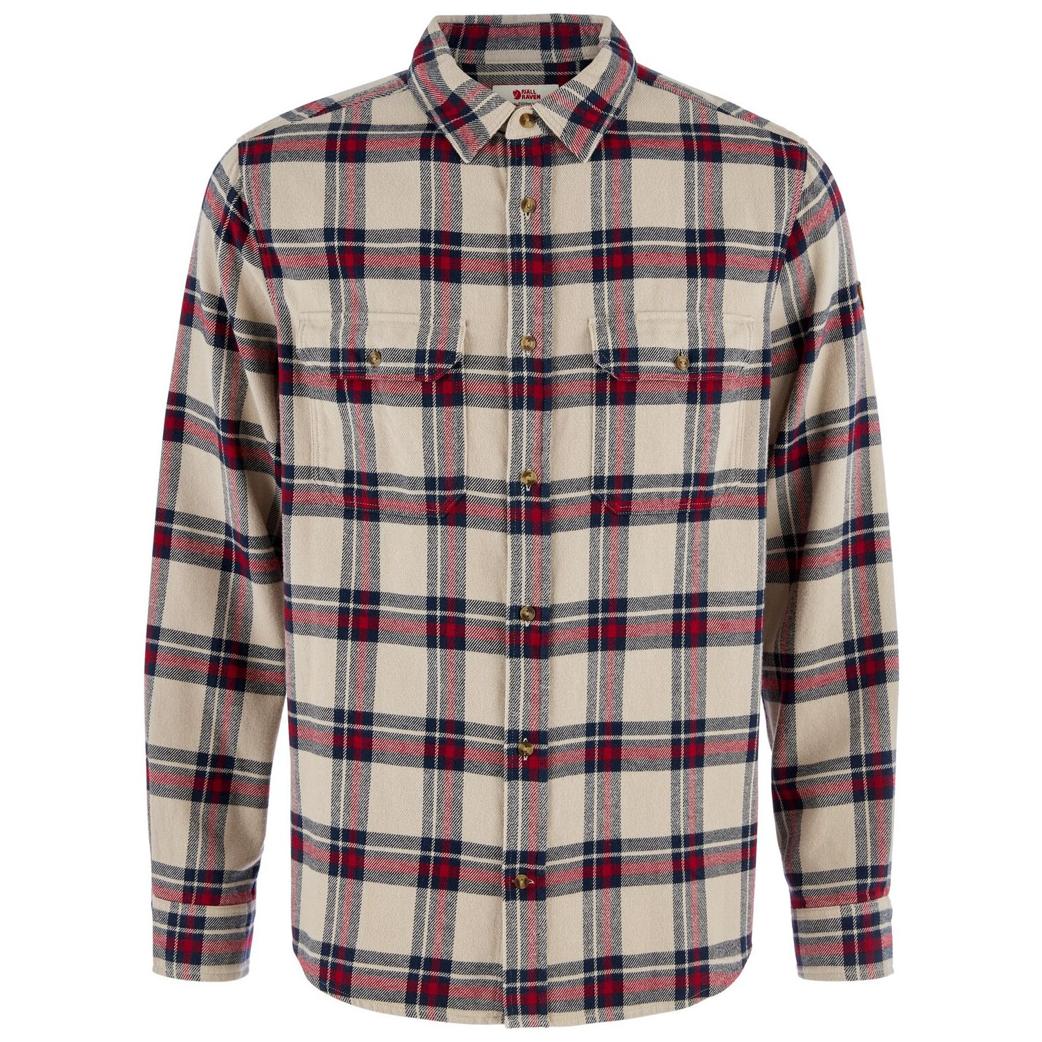 Koszula męska Fjällräven Övik Heavy Flannel Shirt M Rozmiar: M / Kolor: beżowy
