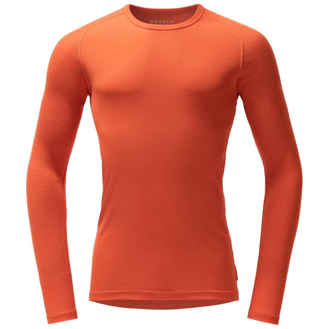 Męska koszulka Devold Adventure Merino 190 Shirt Man Rozmiar: L / Kolor: pomarańczowy