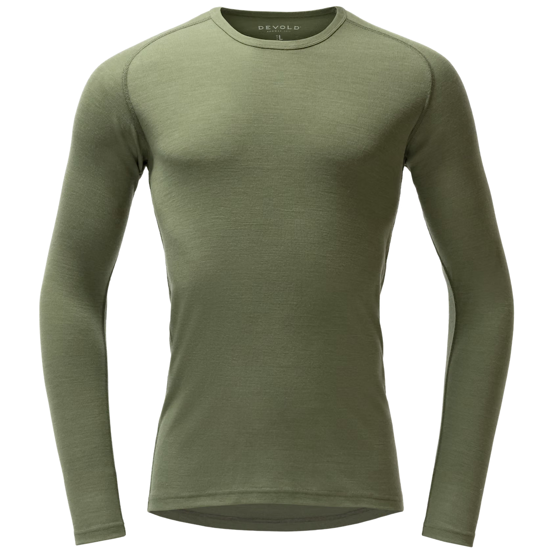 Męska koszulka Devold Adventure Merino 190 Shirt Man Rozmiar: XL / Kolor: jasne khaki