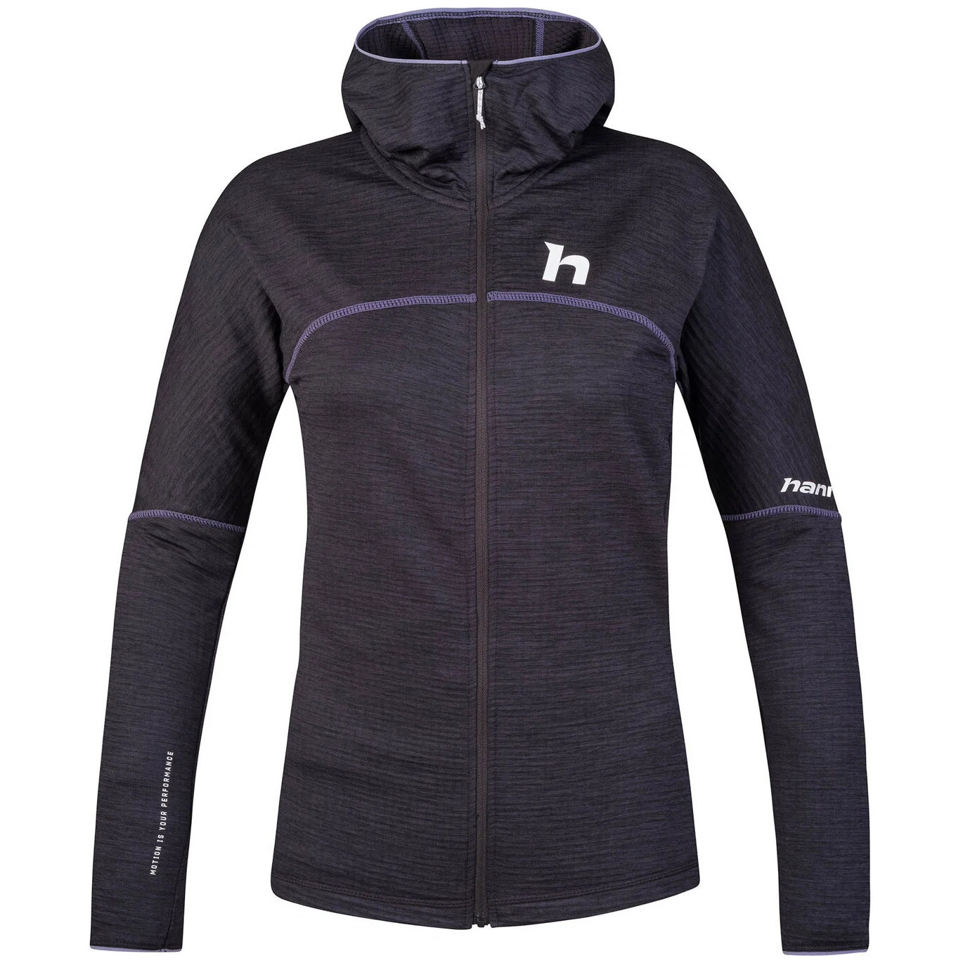 Bluza damska Hannah Meda Hoody Rozmiar: XL / Kolor: szary/fioletowy