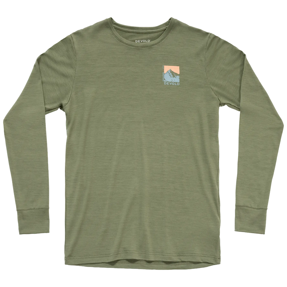 Męska koszulka Devold Classic Summit Ls Man Rozmiar: M / Kolor: khaki