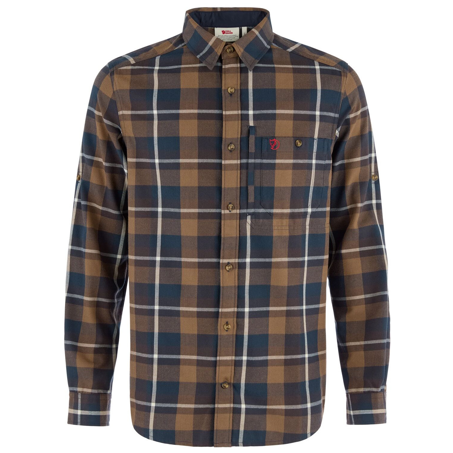 Koszula męska Fjällräven Fjällglim Regular Shirt M Rozmiar: XL / Kolor: brązowy