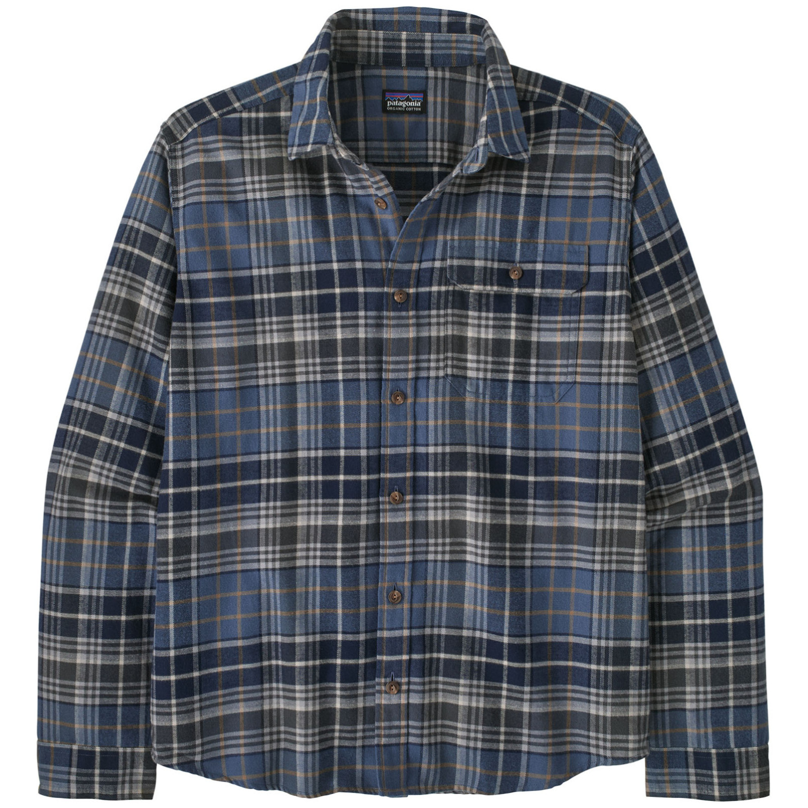 Koszula męska Patagonia Fjord Flannel Shirt Lightweight Rozmiar: XL / Kolor: ciemnoniebieski