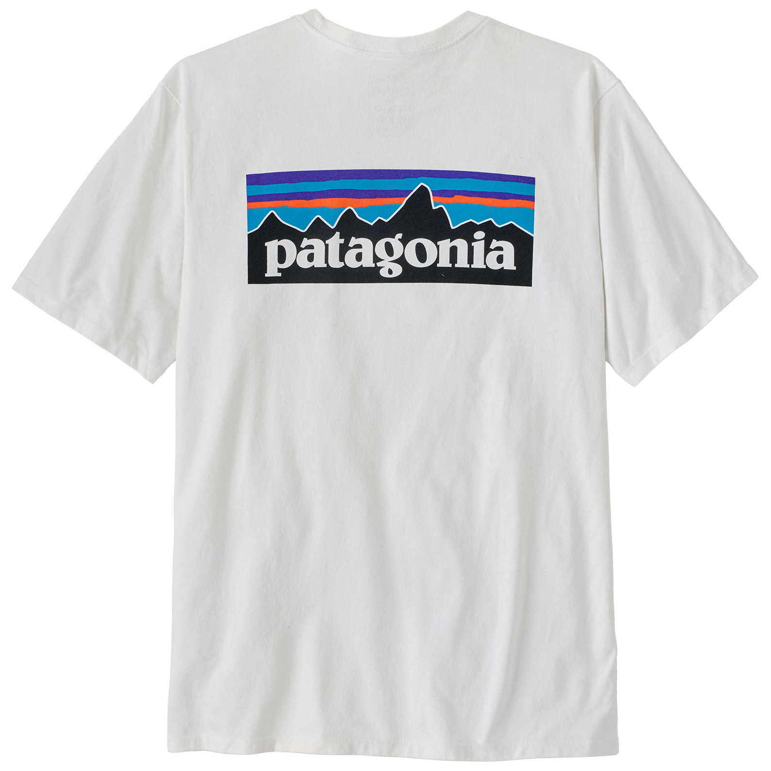 Koszulka męska Patagonia P-6 Logo Responsibili Tee Rozmiar: XL / Kolor: biały/czarny