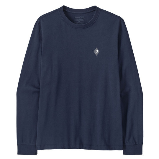 Koszulka męska Patagonia M's L/S MW Hut Tripper Skyline T-Shirt Rozmiar: S / Kolor: niebieski