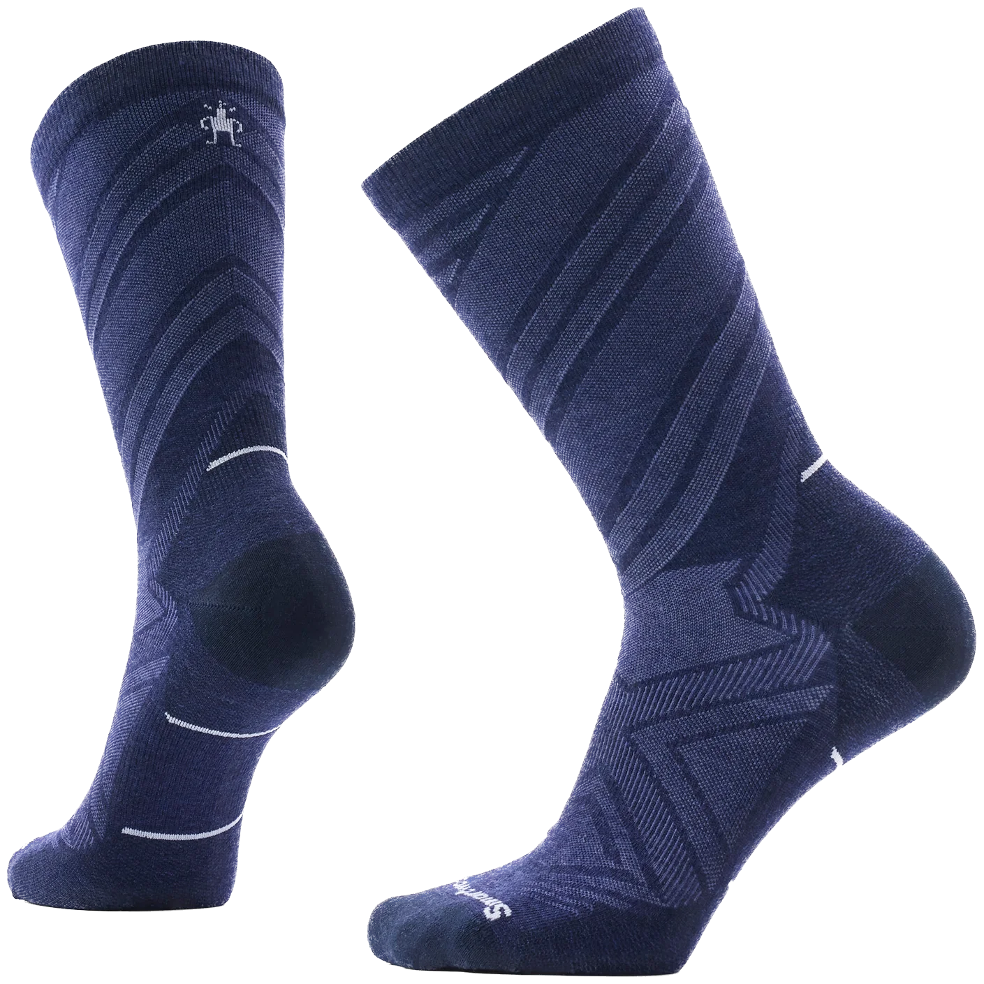 Skarpety Smartwool Women's Run Zero Cushion Crew Socks Rozmiar skarpet: 46-49 / Kolor: niebieski