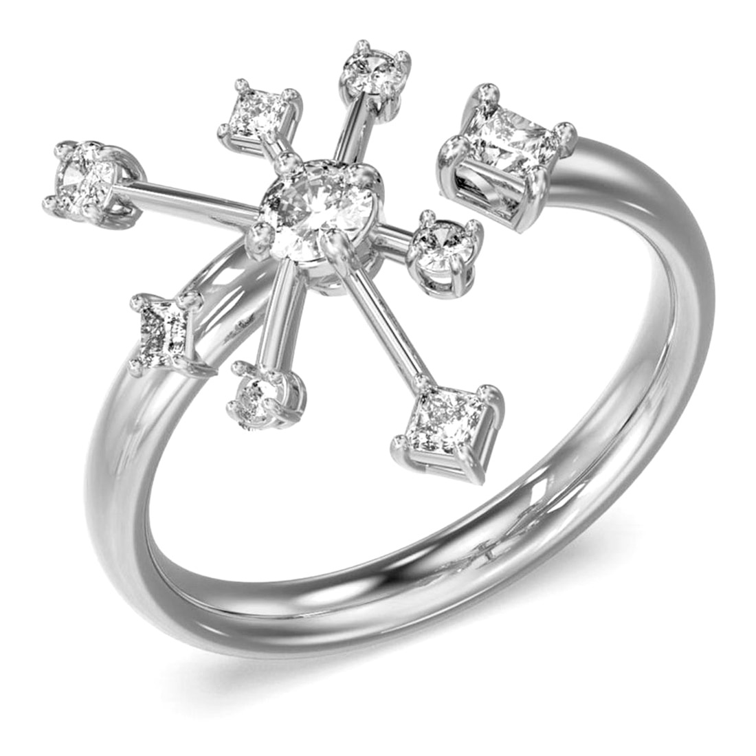 Pierścionek GUESS JUBR05565JWR