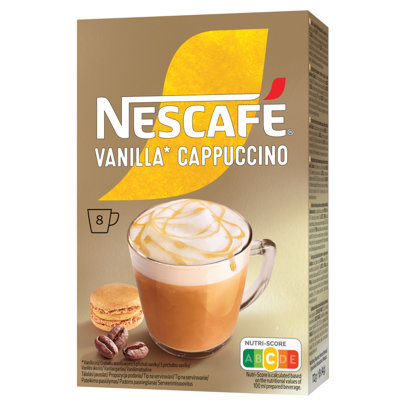 NESCAFÉ Cappuccino o sm. waniliowym (8 sasz.)
