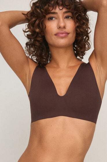 Hunkemöller Super Comfort Biustonosz Brązowy