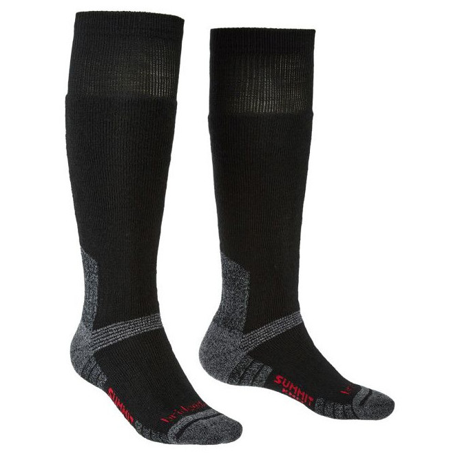 Podkolanówki Bridgedale Explorer HW MP Knee Rozmiar skarpet: 40-43 / Kolor: czarny